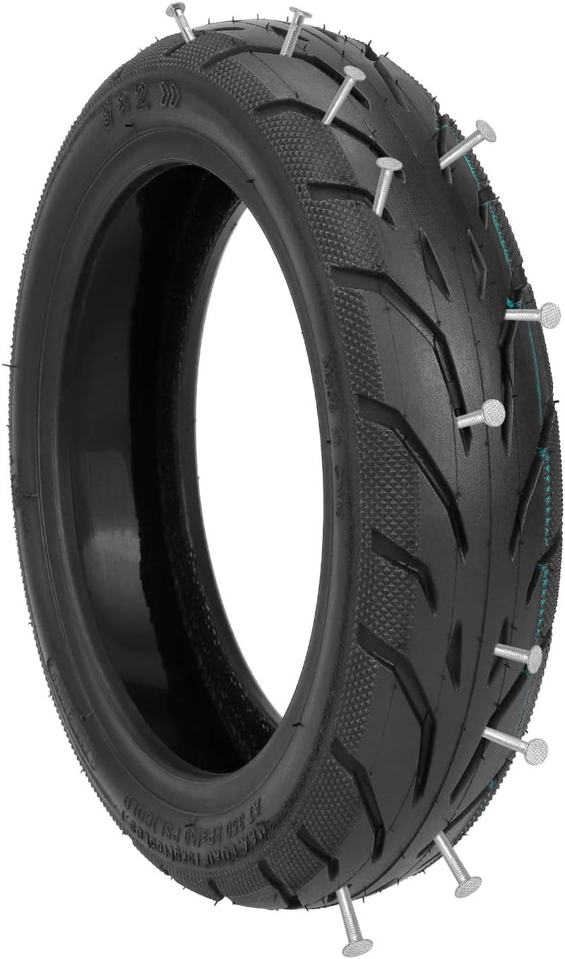 ZAITUO 9-inch 9x2 Rubber Self-sealing Self-healing 9" Tubeless Tire 9 x 2 Tyre Replace for KickScooter Electric Scooter Tyre Wheel Parts (2) - Image 3